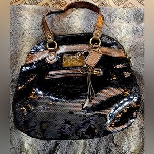 Beautiful like new sequins authentic Coach purse